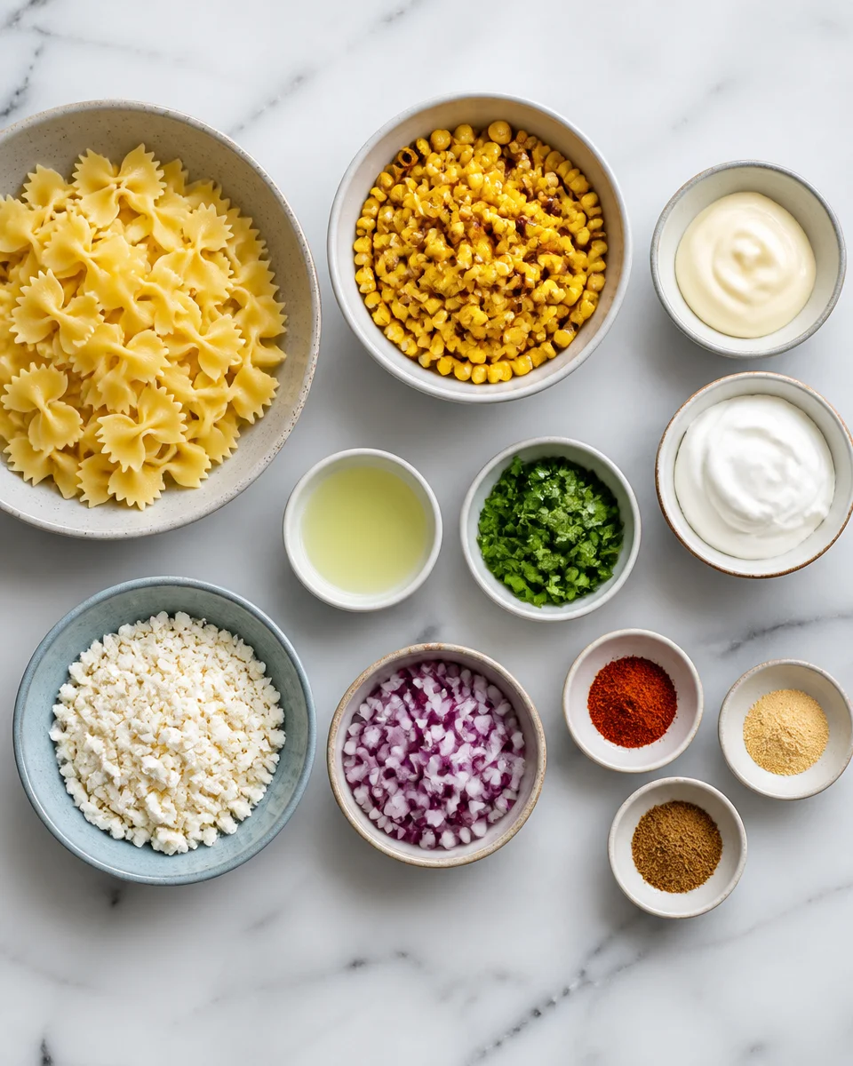 Mexican Street Corn Pasta Salad (Summer Crowd Pleaser!)