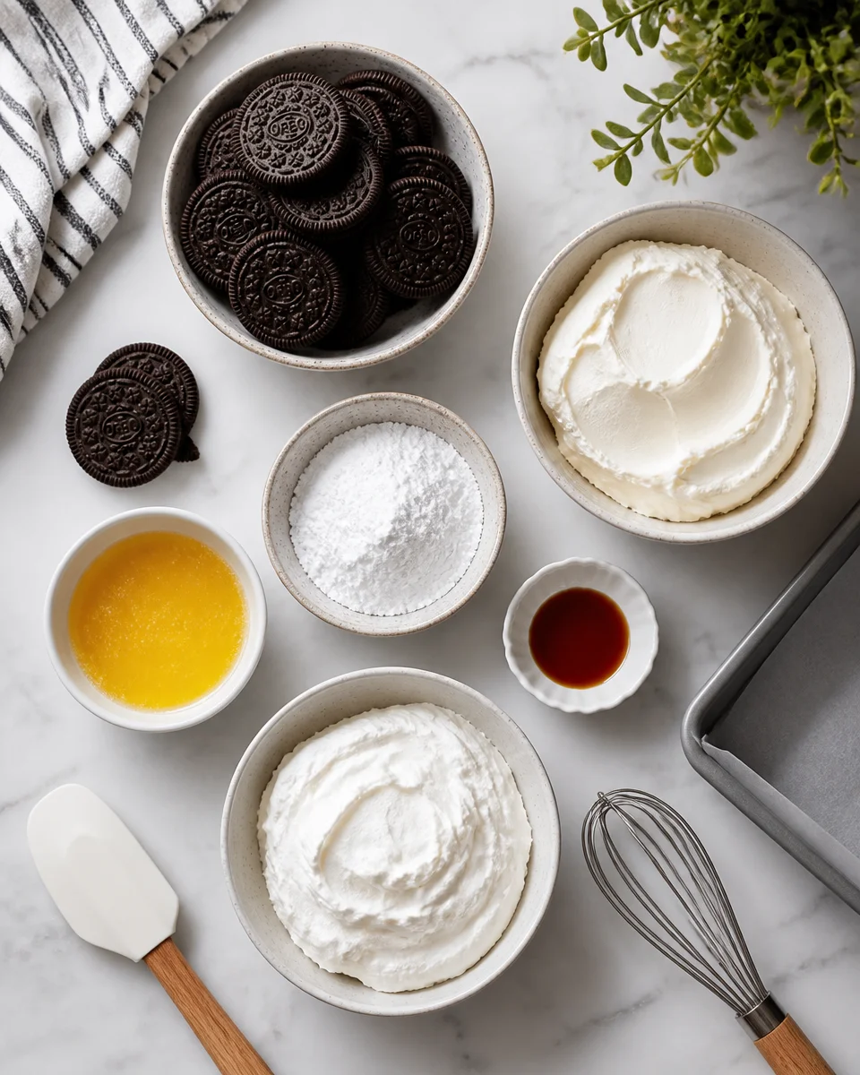 No-Bake Oreo Cheesecake Bars