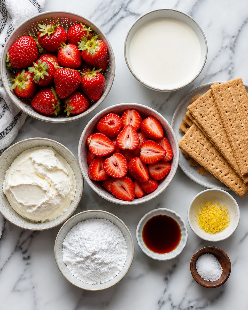 No-Bake Strawberry Icebox Cake