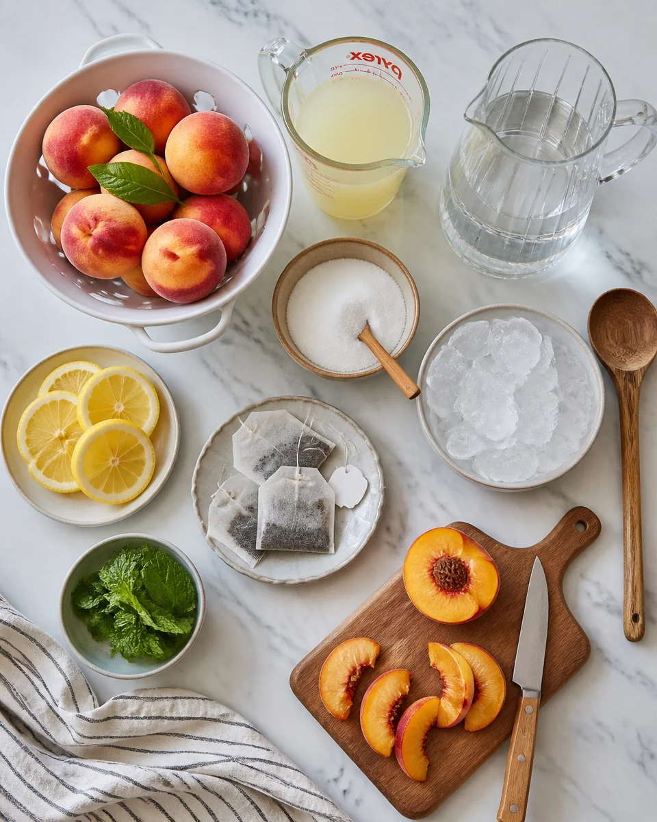 Peach Iced Tea Lemonade