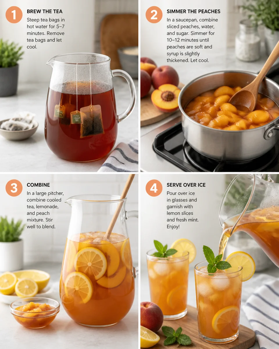 Peach Iced Tea Lemonade