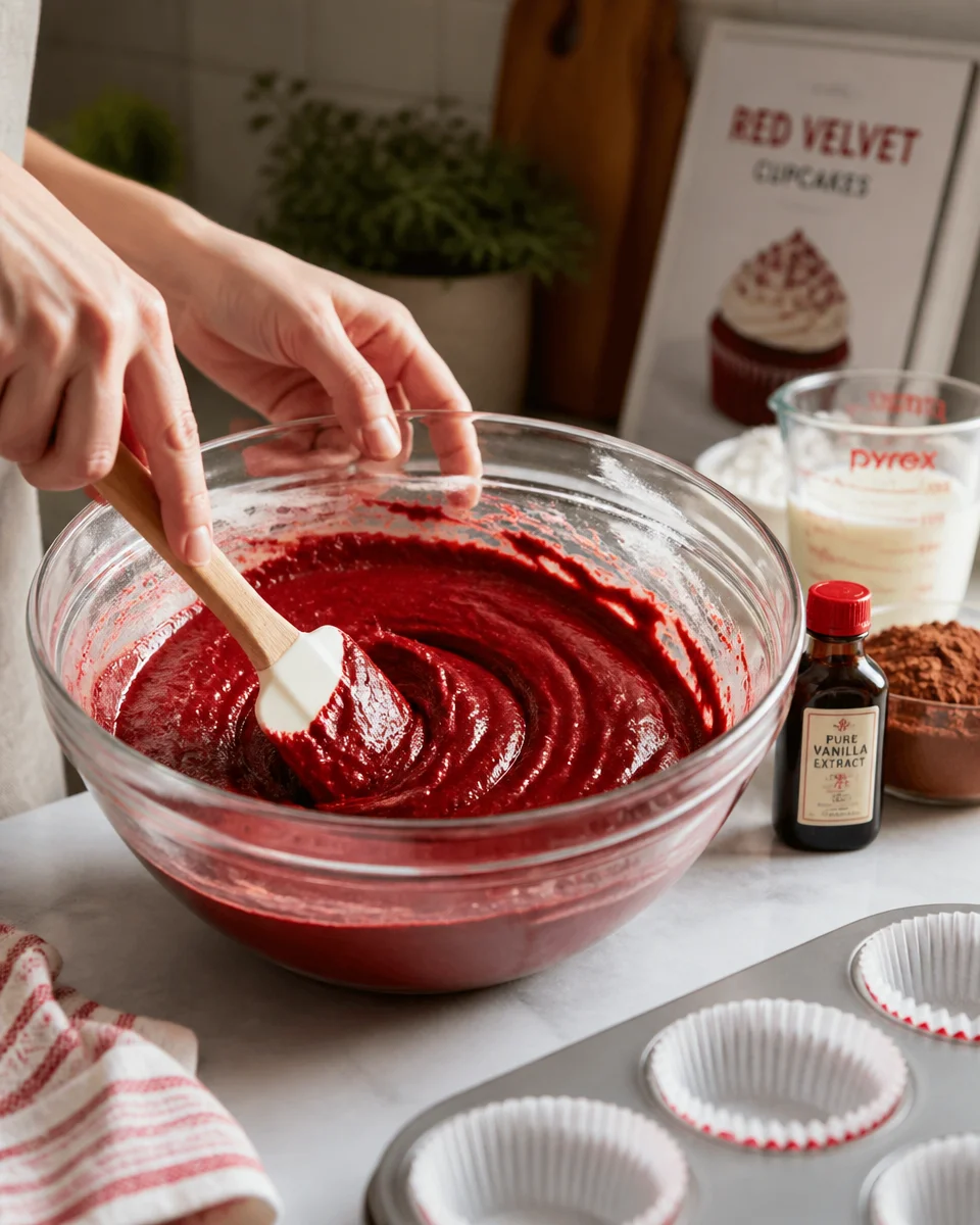 Red Velvet Heaven Cupcakes with Cream Cheese