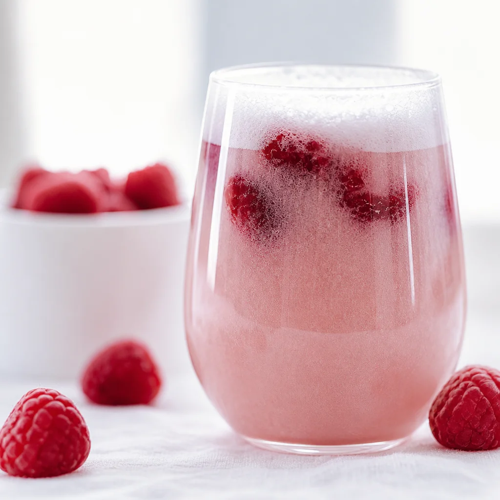 A vibrant Red White and Blue Sherbet Punch Bowl filled with fruity sherbet and sparkling soda.