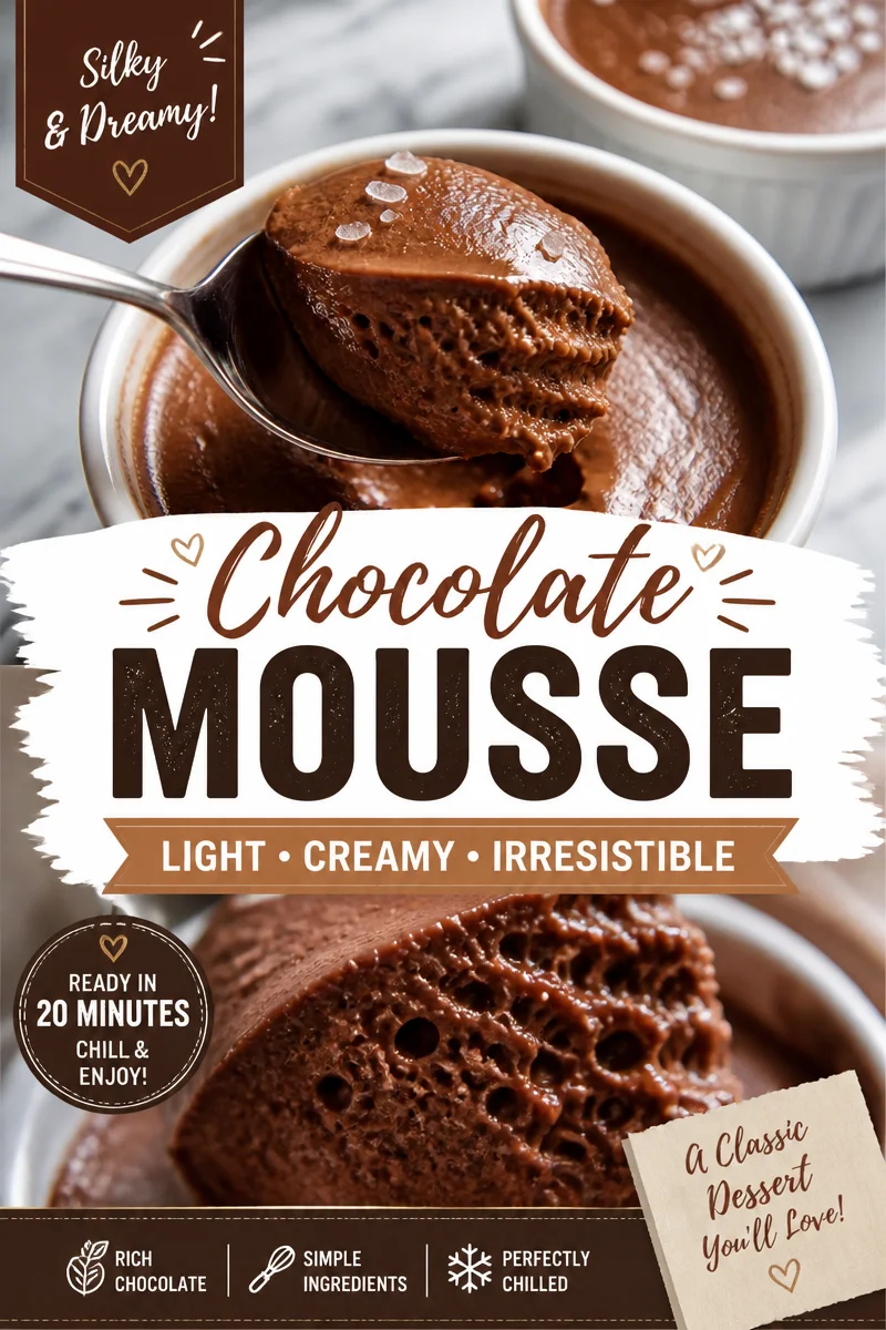 Salted Caramel Chocolate Mousse