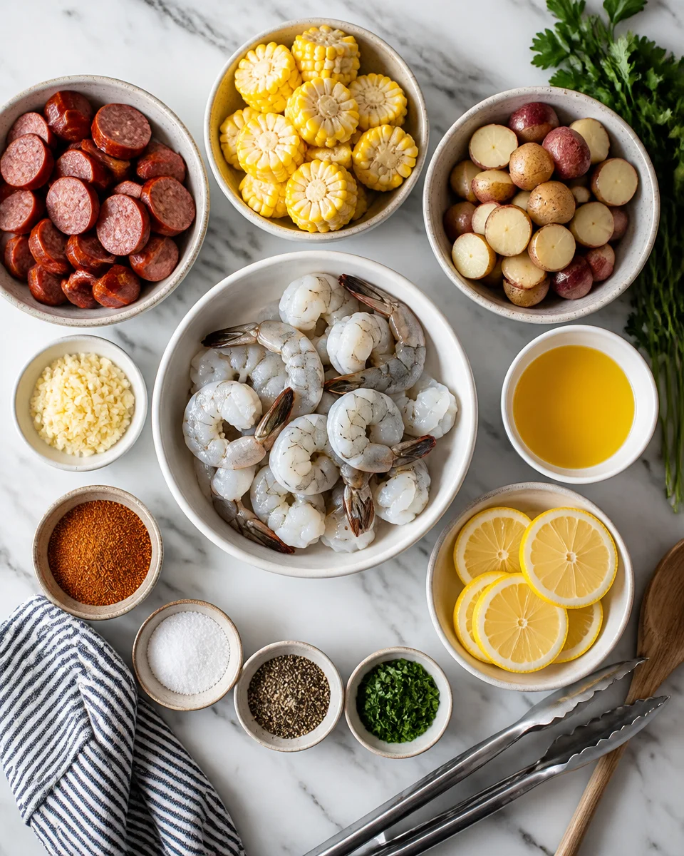 Shrimp and Sausage Cajun Foil Packets