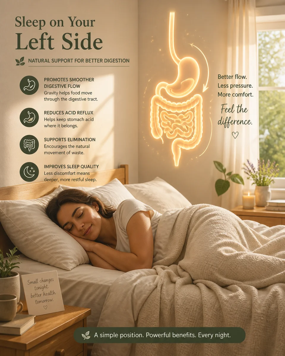 Sleeping On Your Right Side May Cause Digestive Troubles