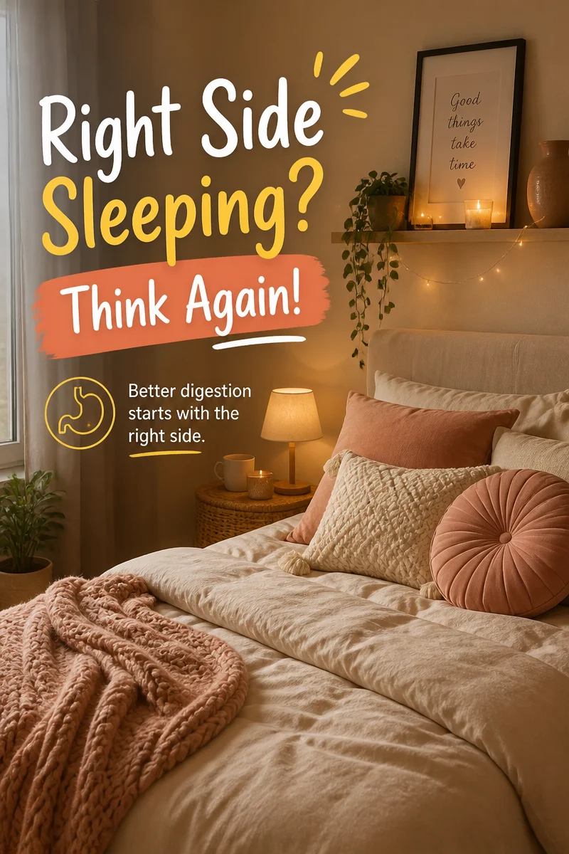 Sleeping On Your Right Side May Cause Digestive Troubles