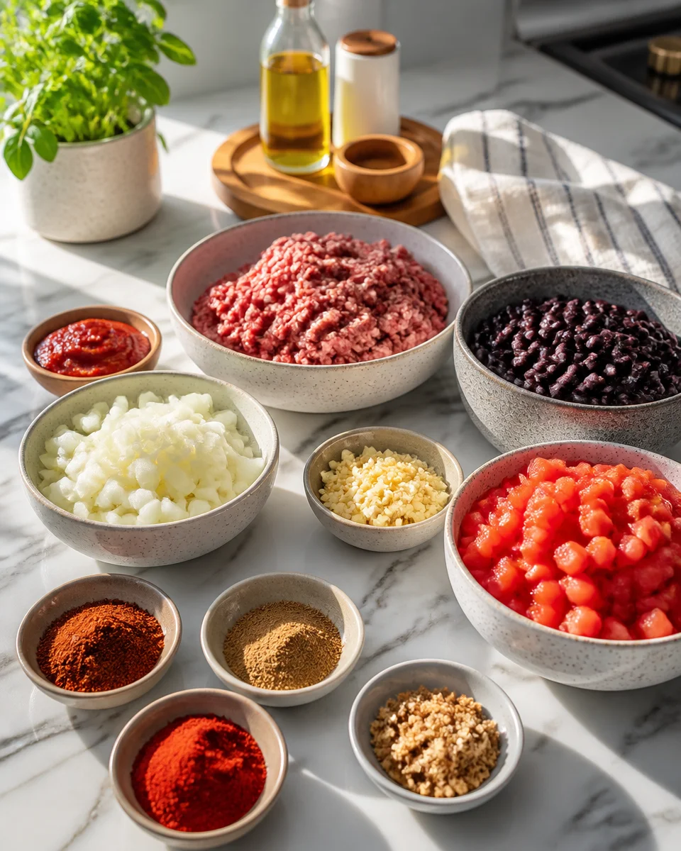 Slow Cooker Game Day Chili with Toppings Bar