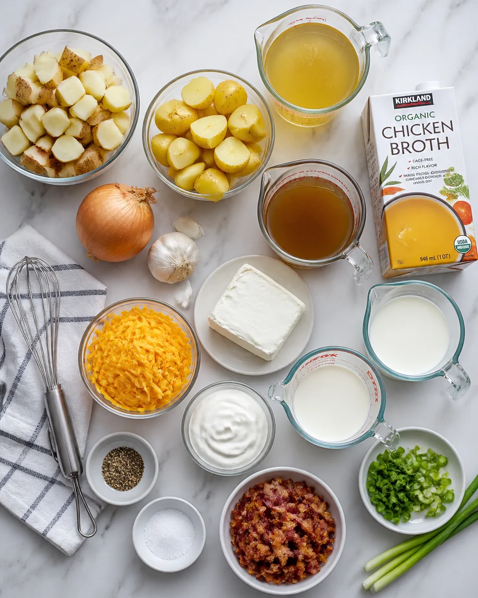 Slow Cooker Loaded Baked Potato Soup