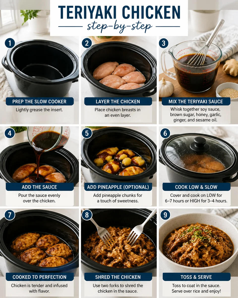 Slow Cooker Teriyaki Chicken