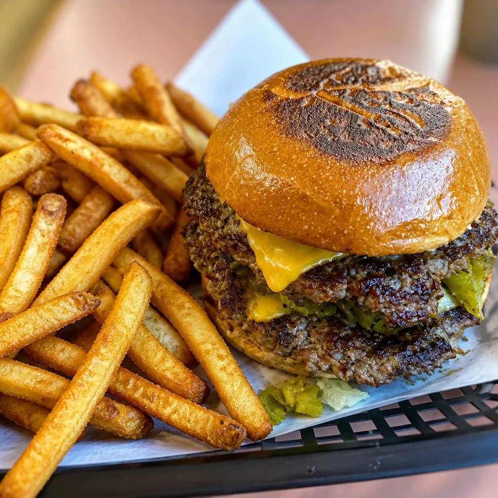 Delicious homemade Smash Burger Tacos served with fresh toppings.