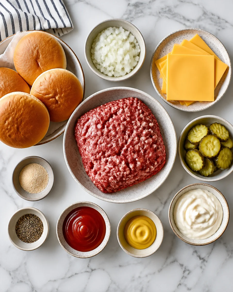 Smash Burgers with Special Sauce and Crispy Onions
