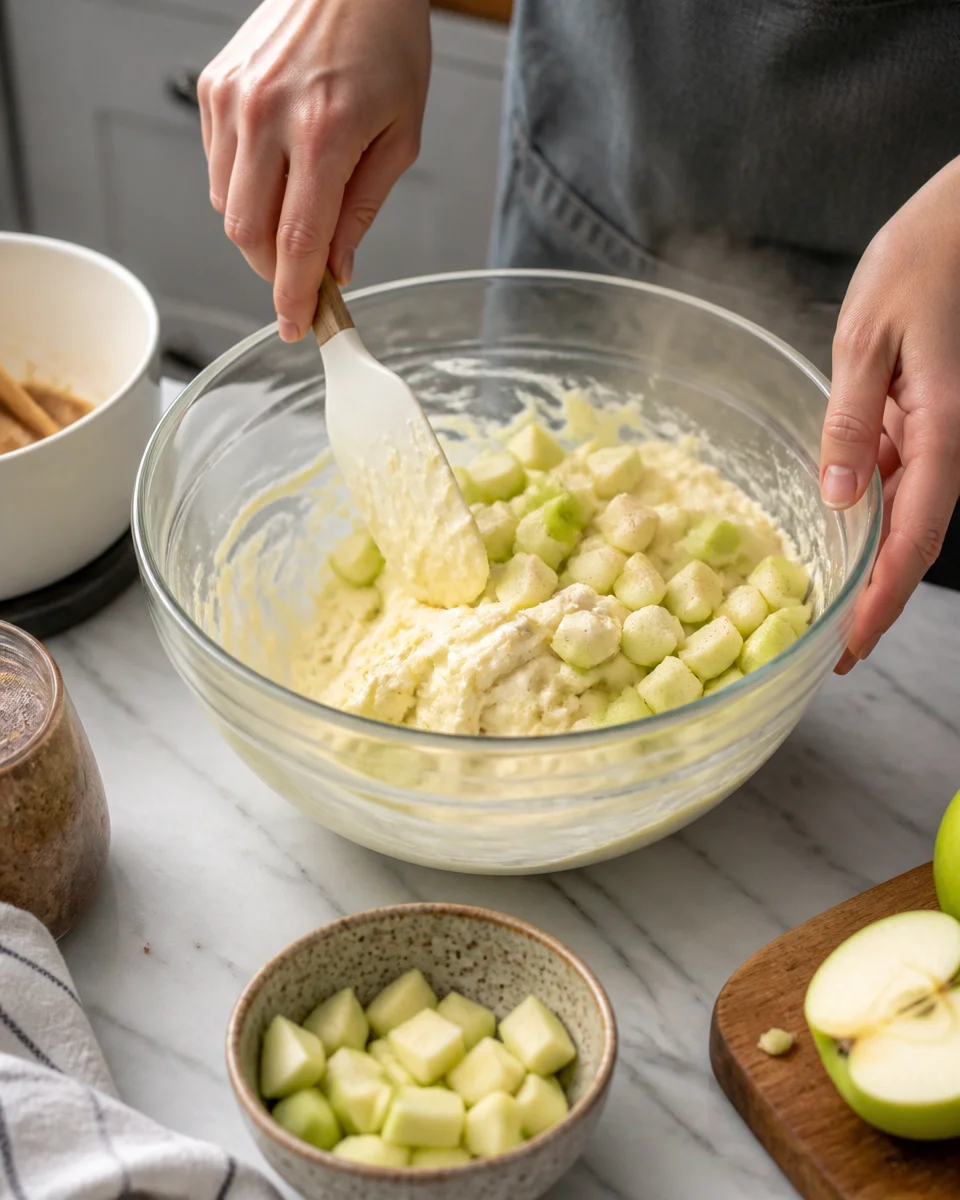 Snickers Salad with Cool Whip and Apples