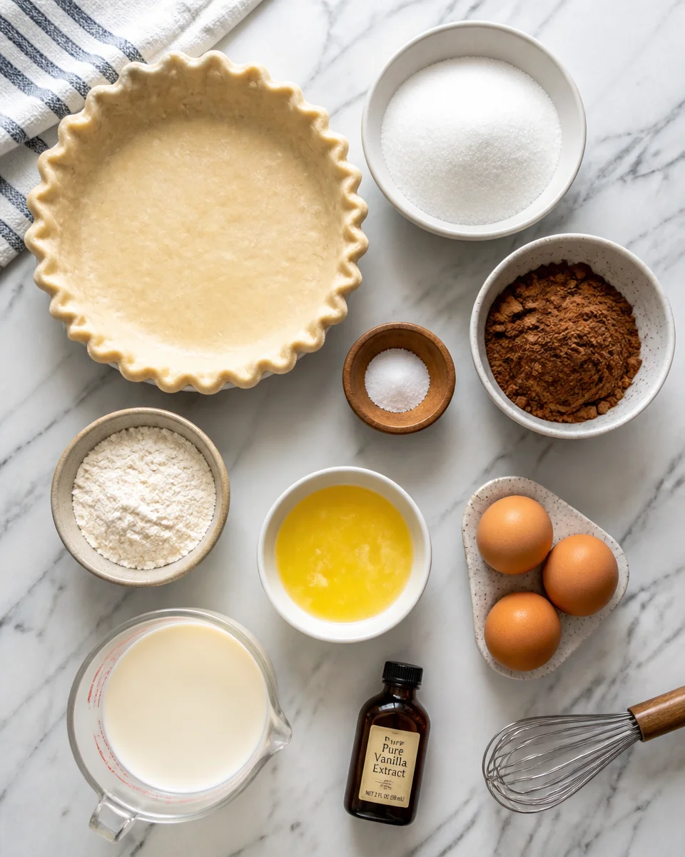 Southern Chocolate Chess Pie