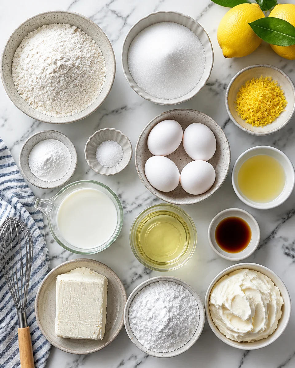 Southern Lemon Cream Sheet Cake