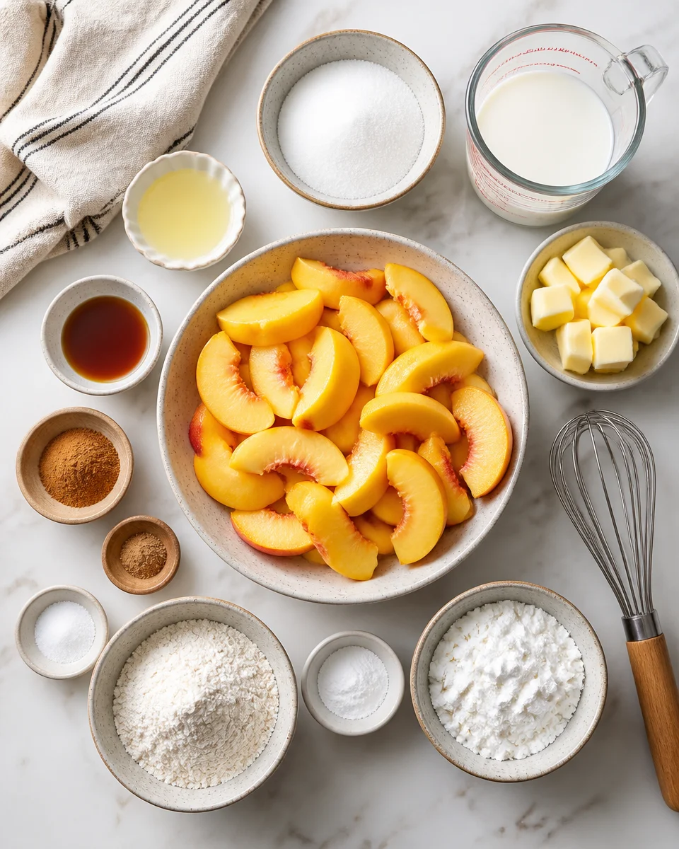 Southern Peach Cobbler with Butter Crust