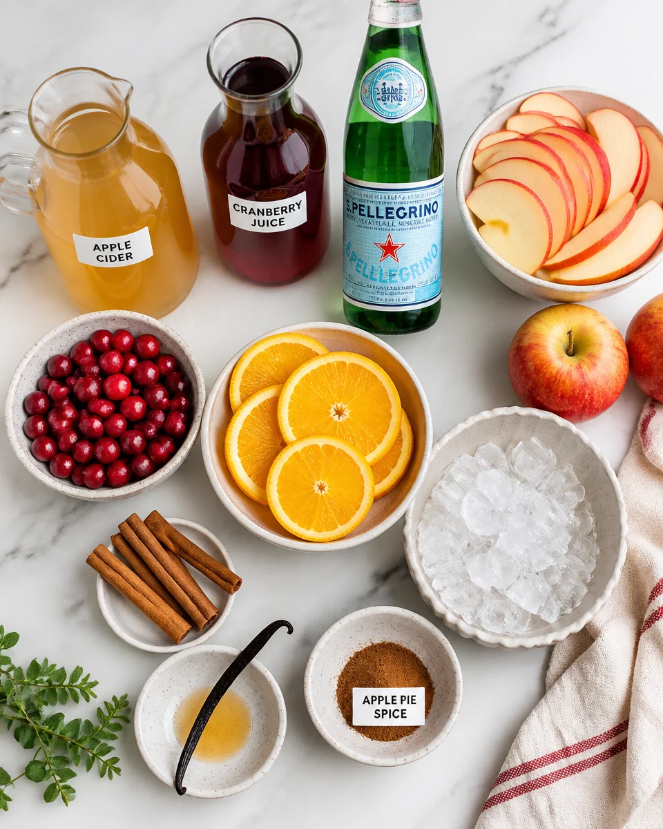 Sparkling Cranberry Apple Harvest Punch