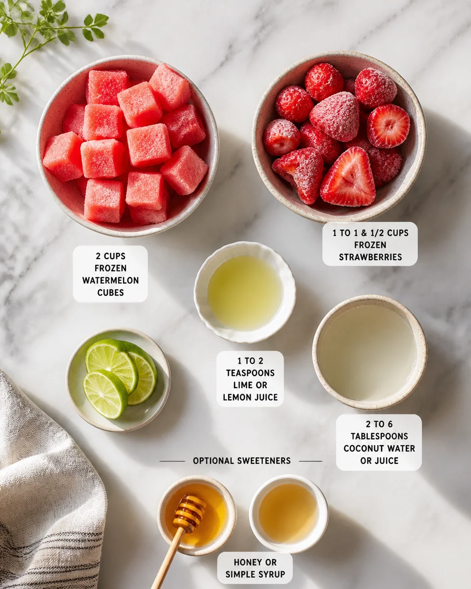 Strawberry Watermelon Slush