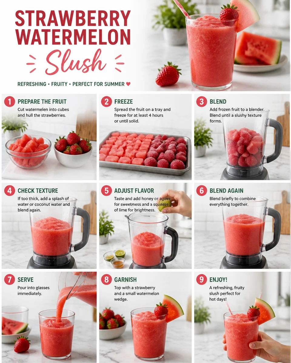 Strawberry Watermelon Slush