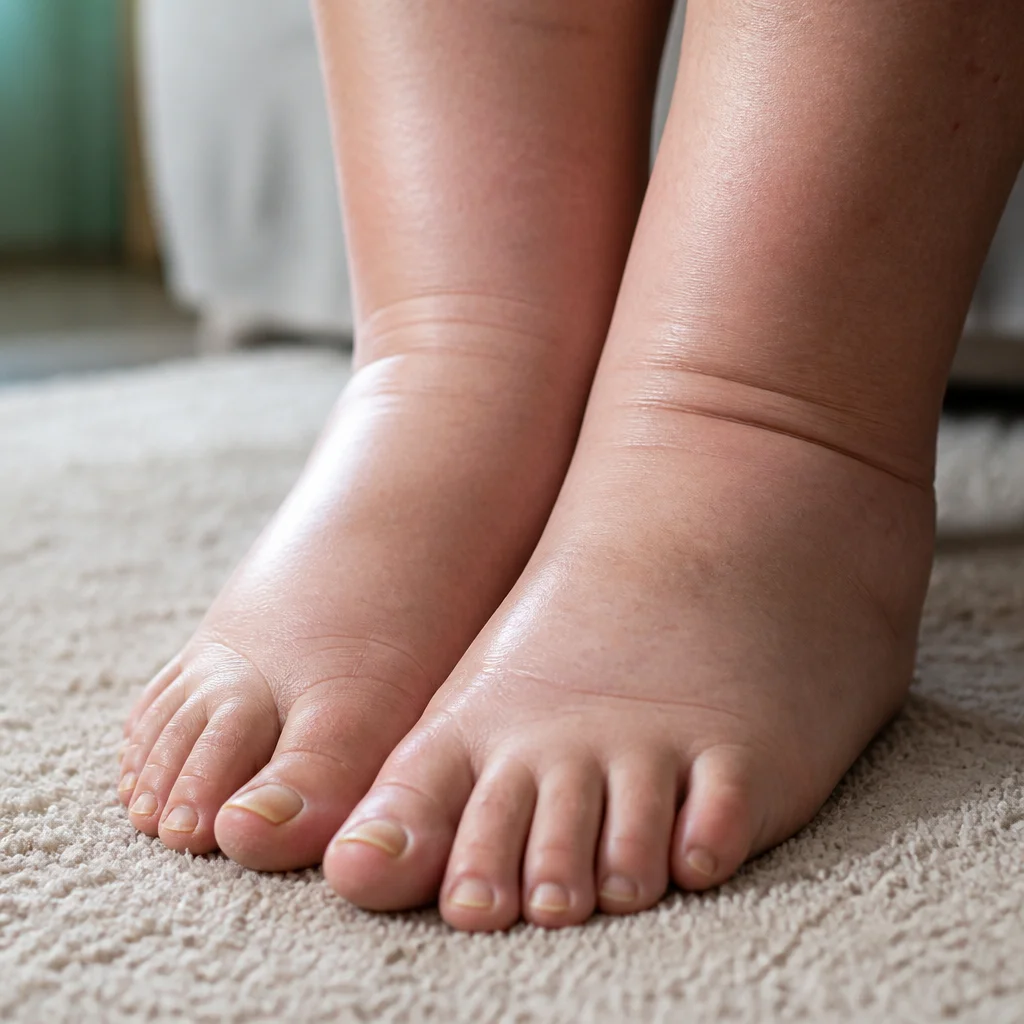 Swollen ankles caused by various conditions with a focus on signs and treatments.