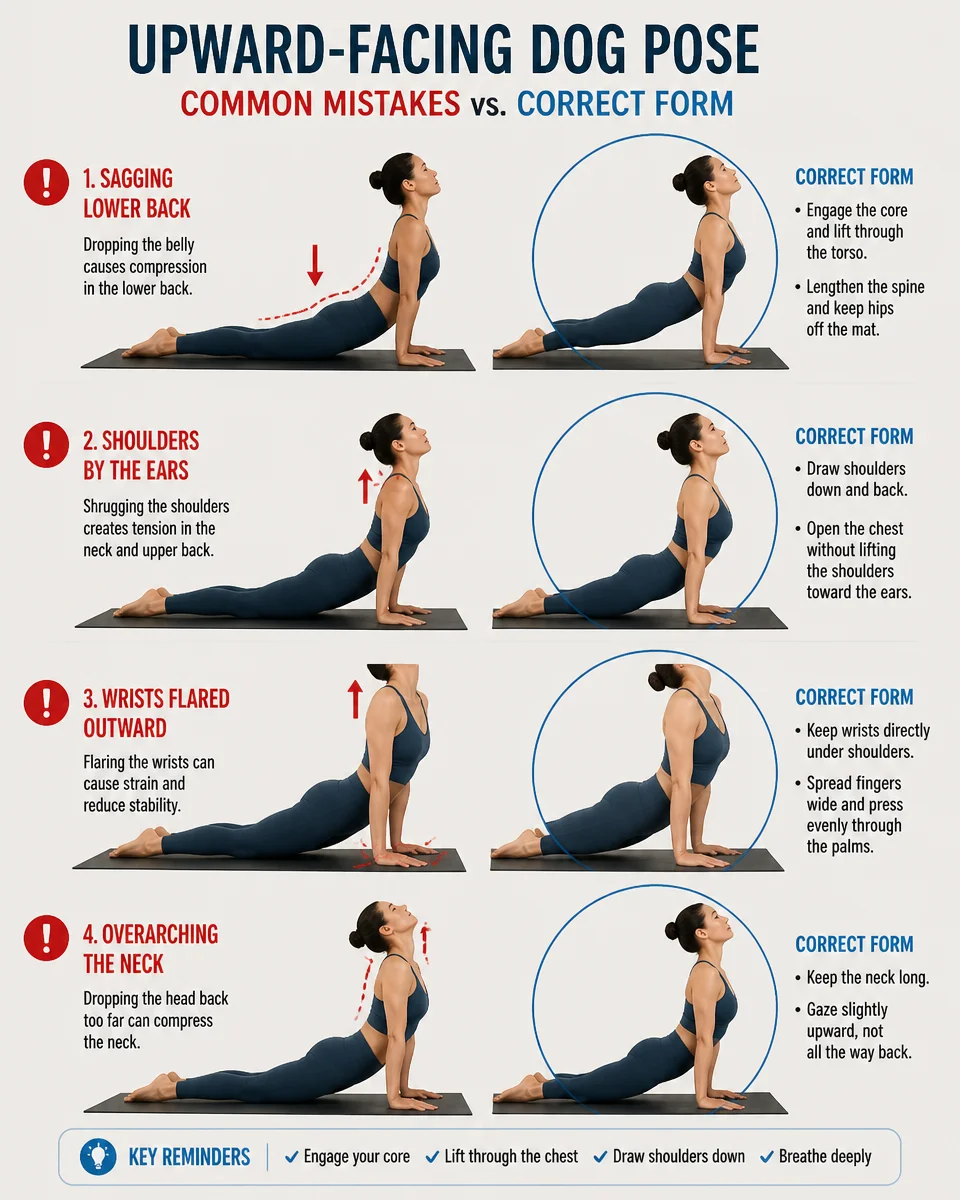 The Correct Way To Perform Upward Dog