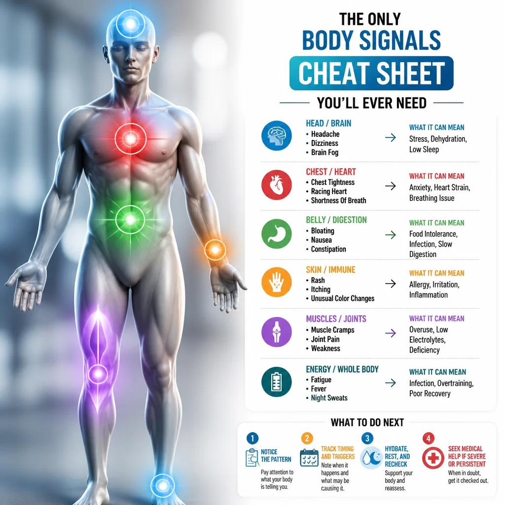 The Only Body Signals Cheat Sheet You’ll Ever Need for effective communication.