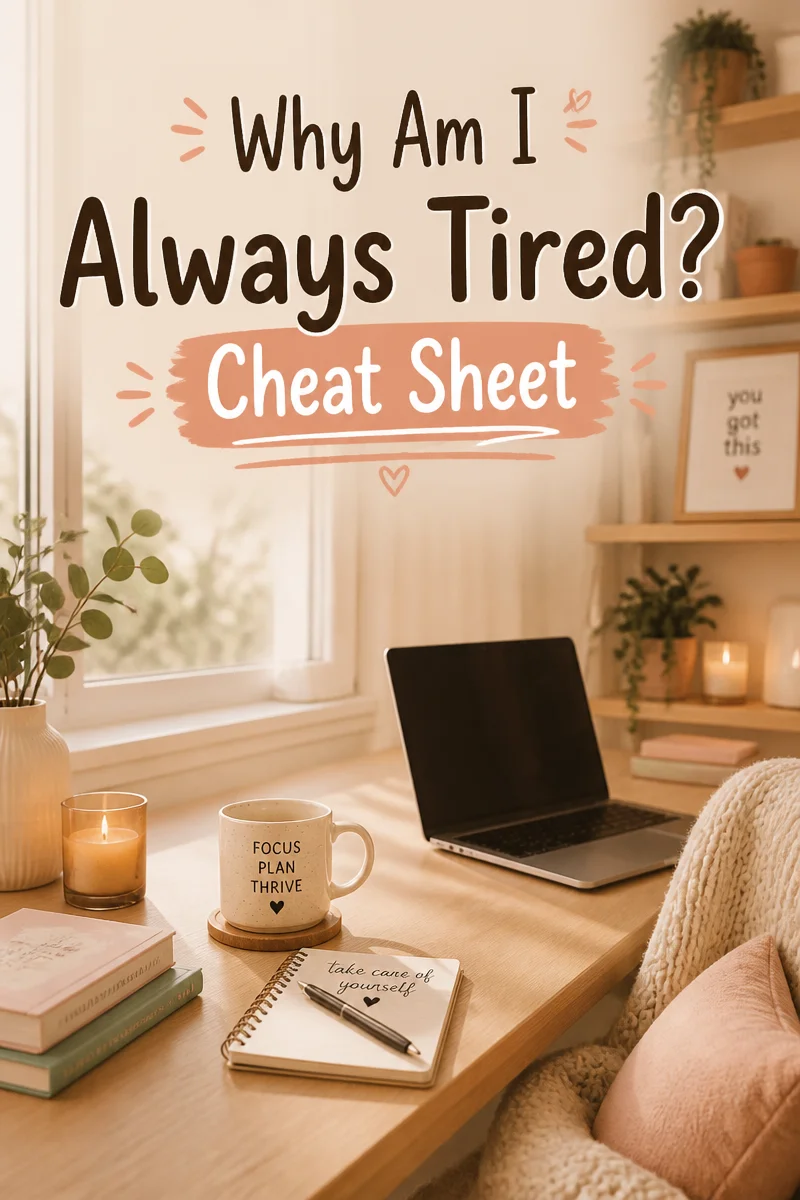 The “Why Am I Always Tired?” Cheat Sheet