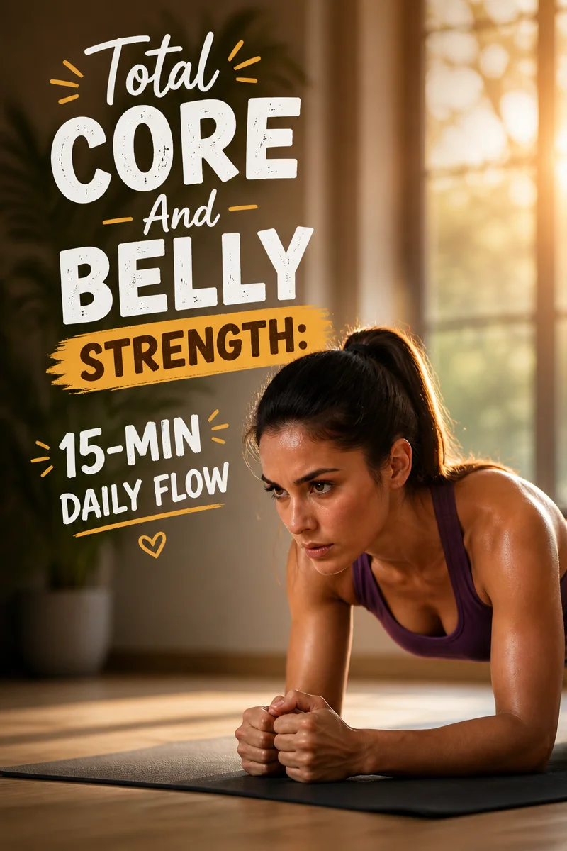 Total Core And Belly Strength Starts With A Simple 15-Min Daily Flow