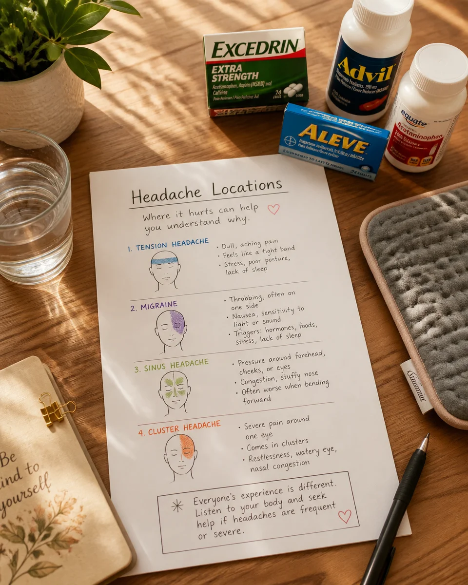 Where Your Headache Hits Can Reveal Which Type You Have