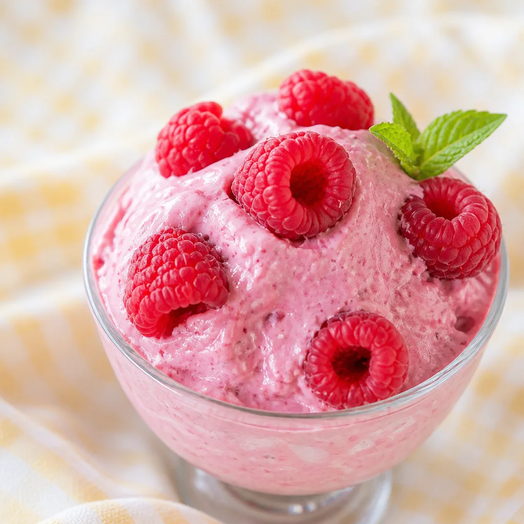 Creamy 2-Ingredient Cottage Cheese Ice Cream high in protein and easy to make.