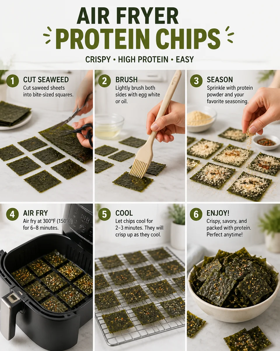 Air Fryer Protein Chips