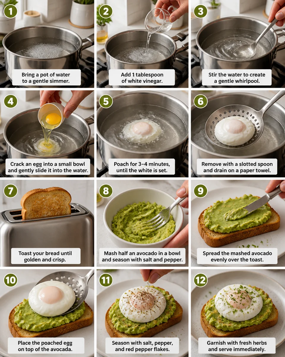 Avocado Toast with Poached Egg