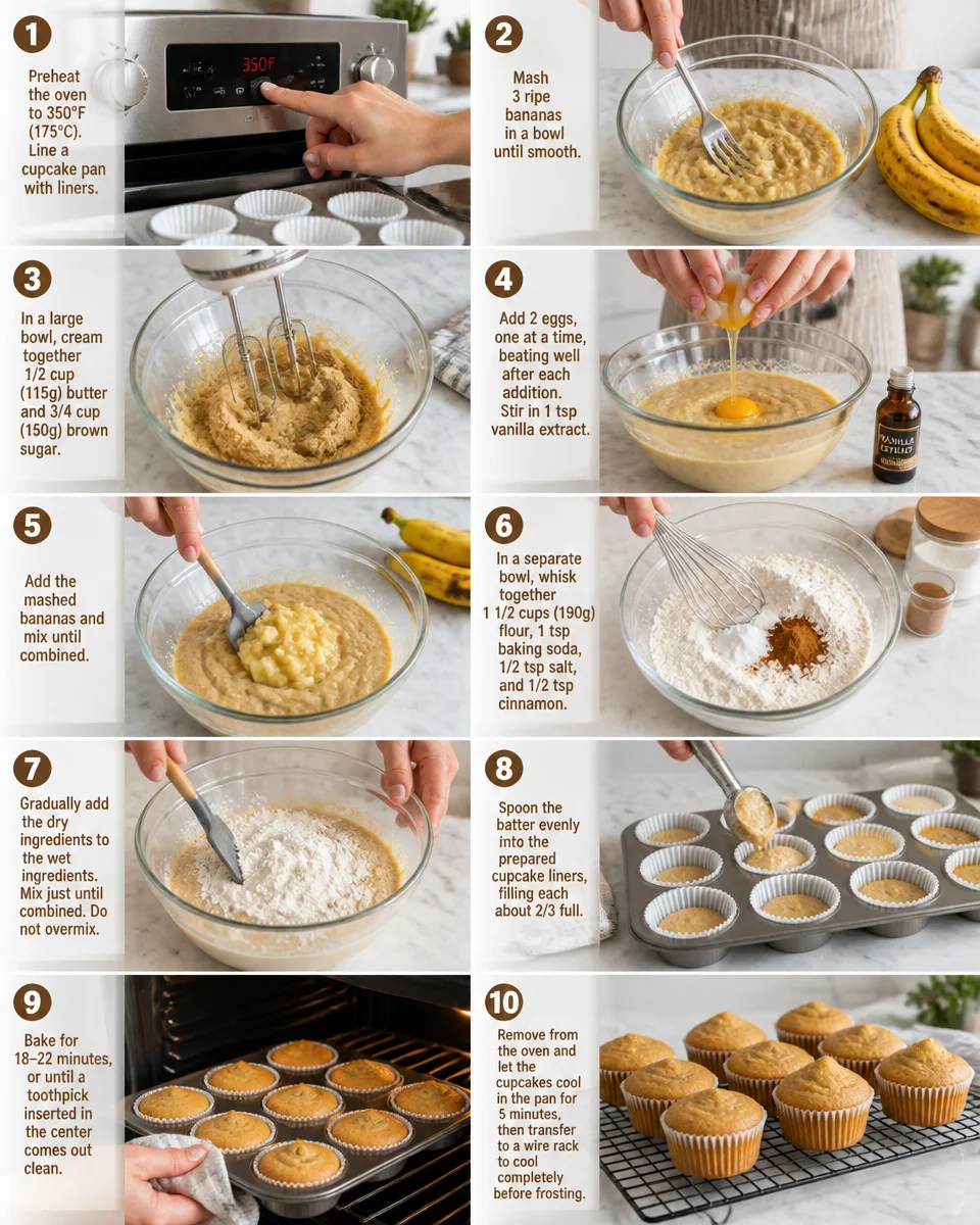 Banana Caramel Heaven Cupcakes