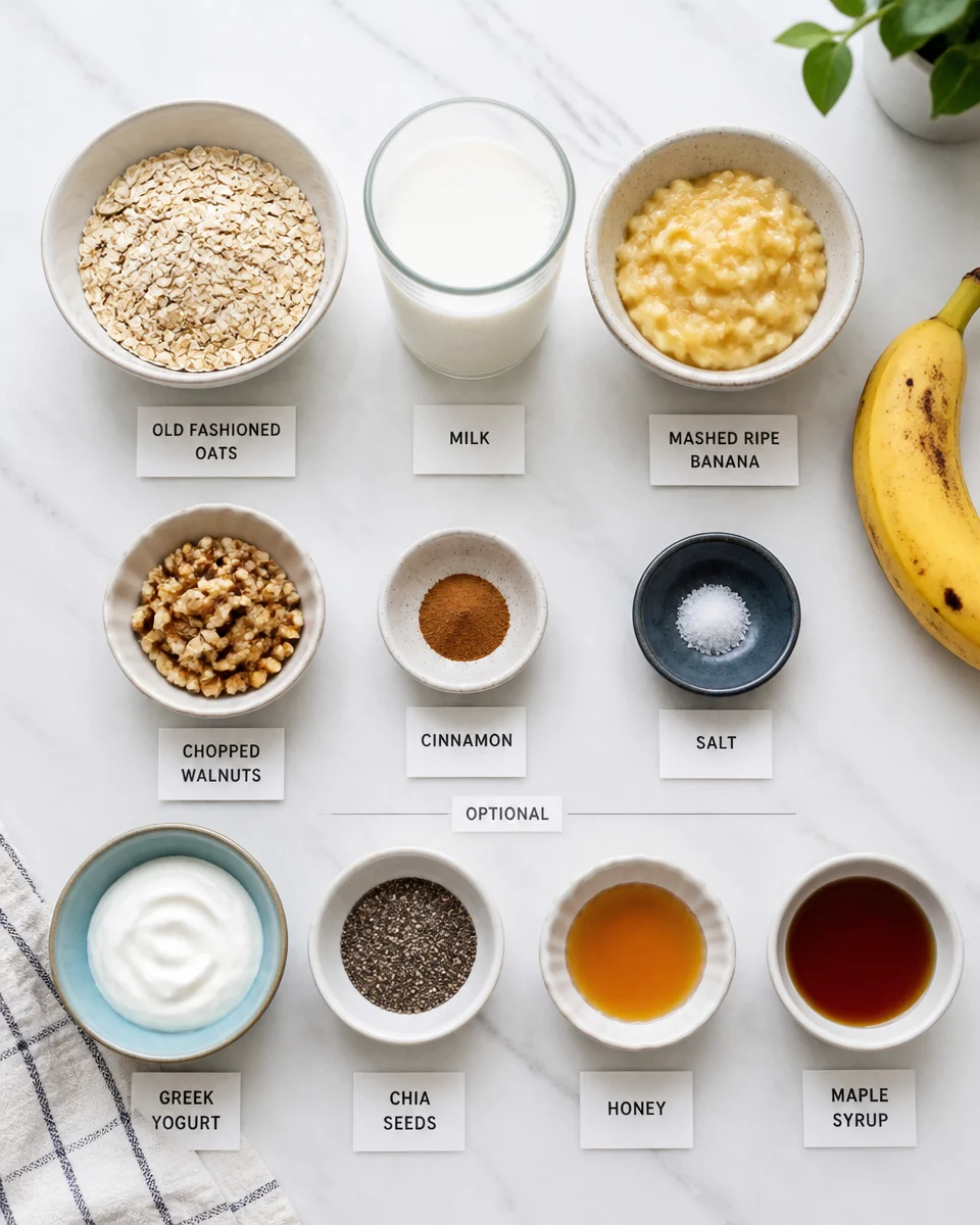 Banana Nut Overnight Oats