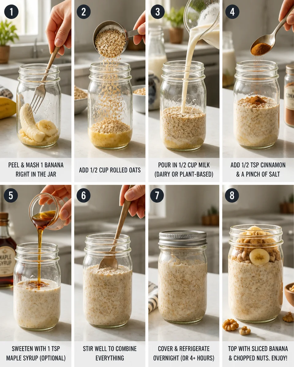Banana Nut Overnight Oats