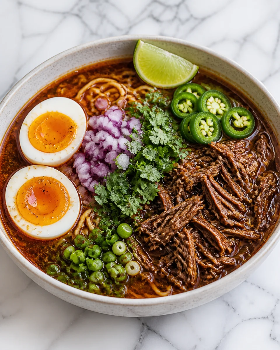 Birria Ramen (Beef Birria + Noodles)