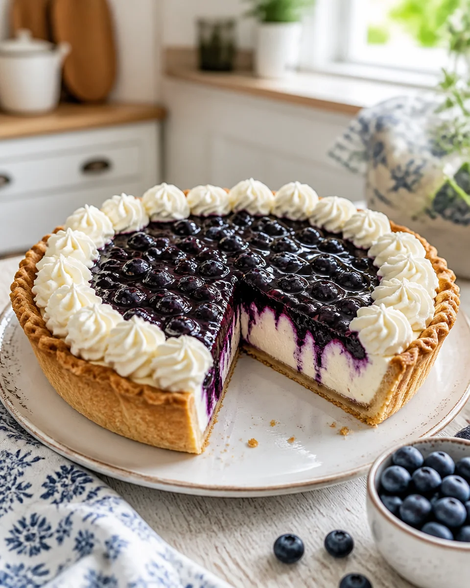 Blueberry Cream Cheese Pie