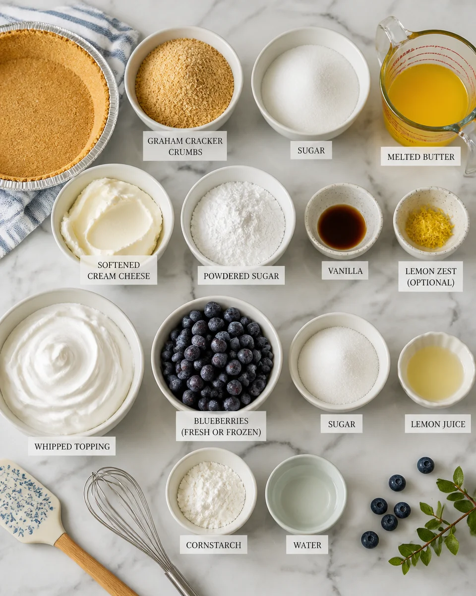 Blueberry Cream Cheese Pie