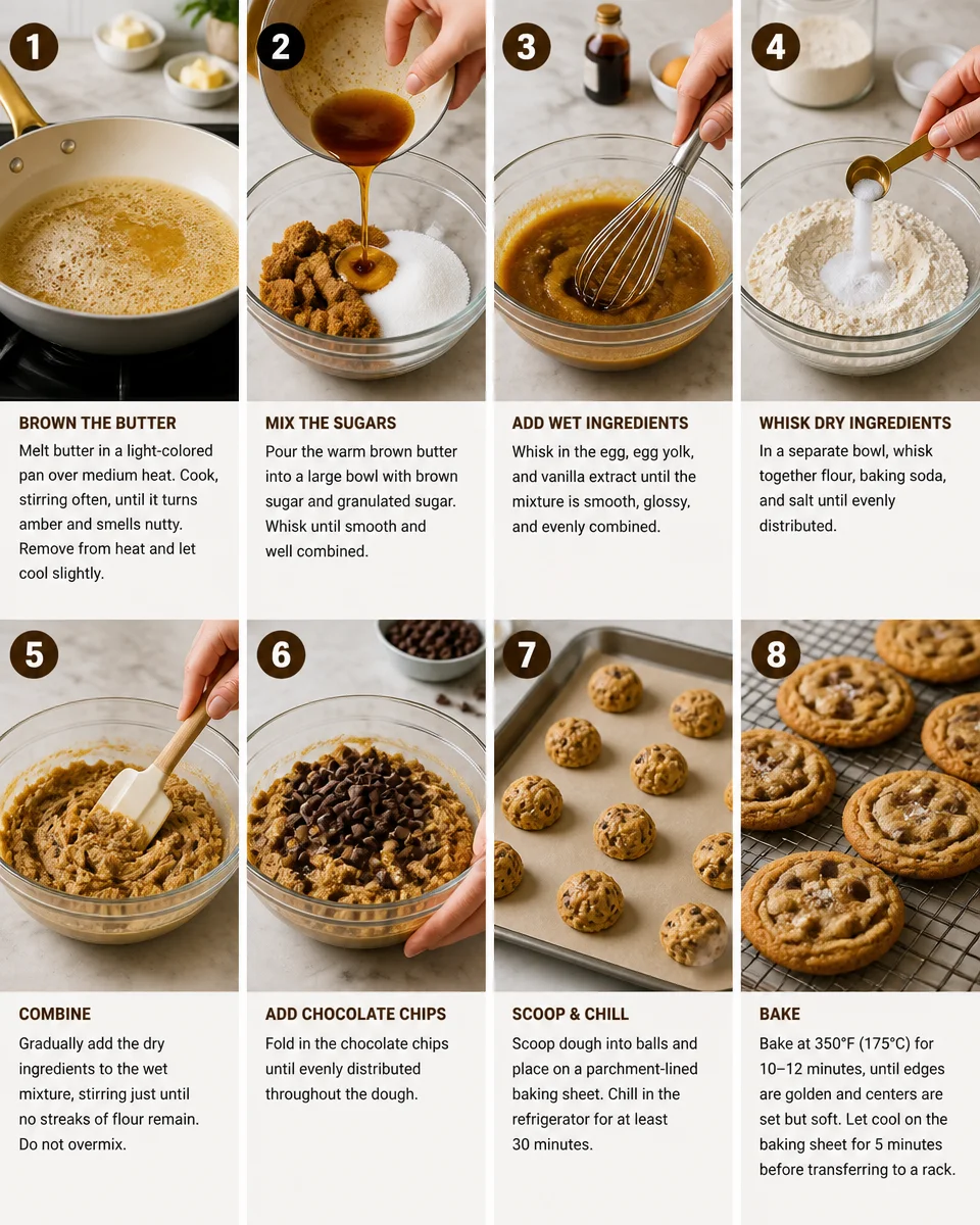 Brown Butter Toffee Chocolate Chip Cookies