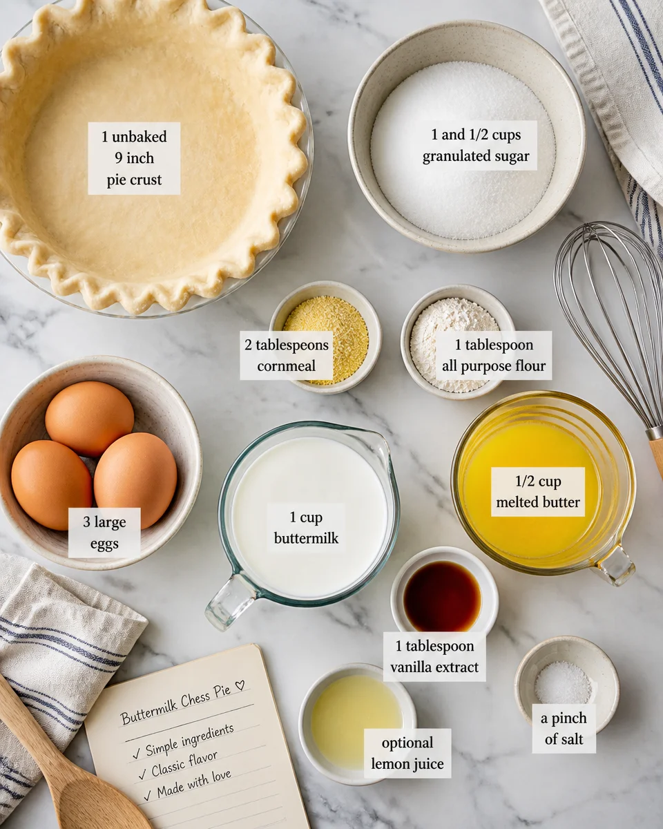 Buttermilk Chess Pie