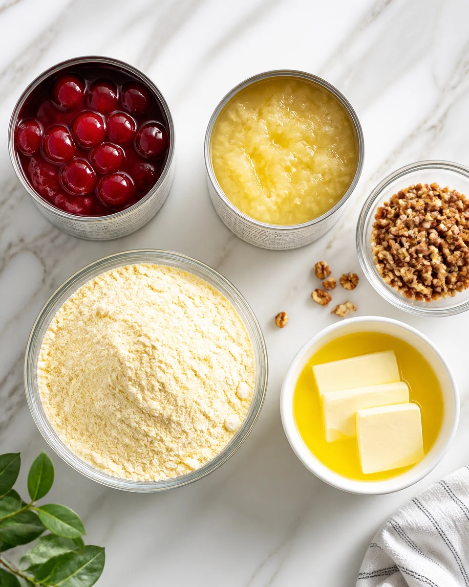 Cherry Pineapple Dump Cake