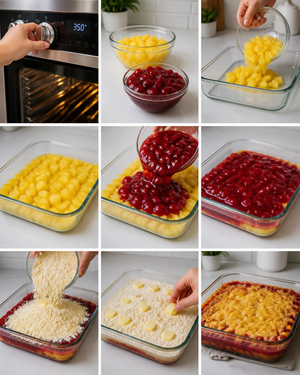 Cherry Pineapple Dump Cake