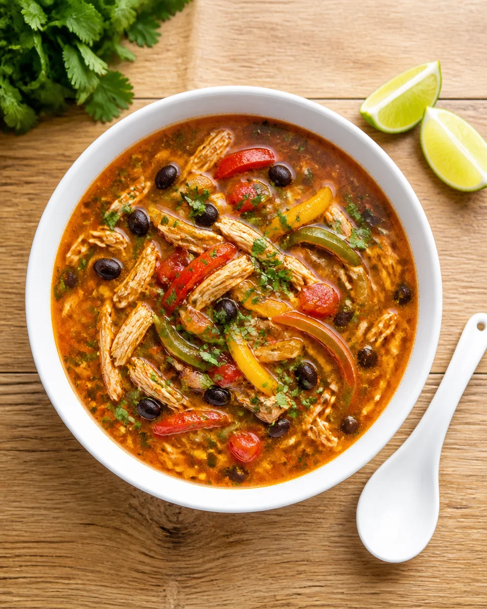 Chicken Fajita Soup