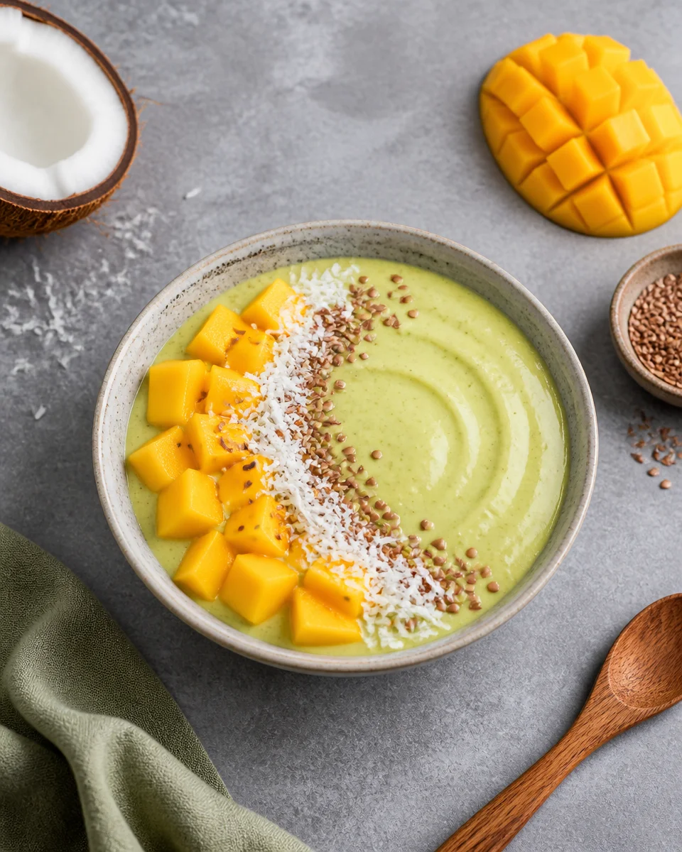 Coconut Mango Smoothie Bowl