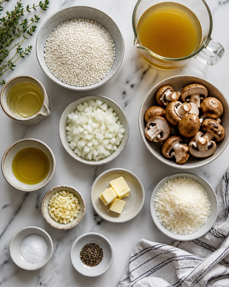 Creamy Mushroom Risotto