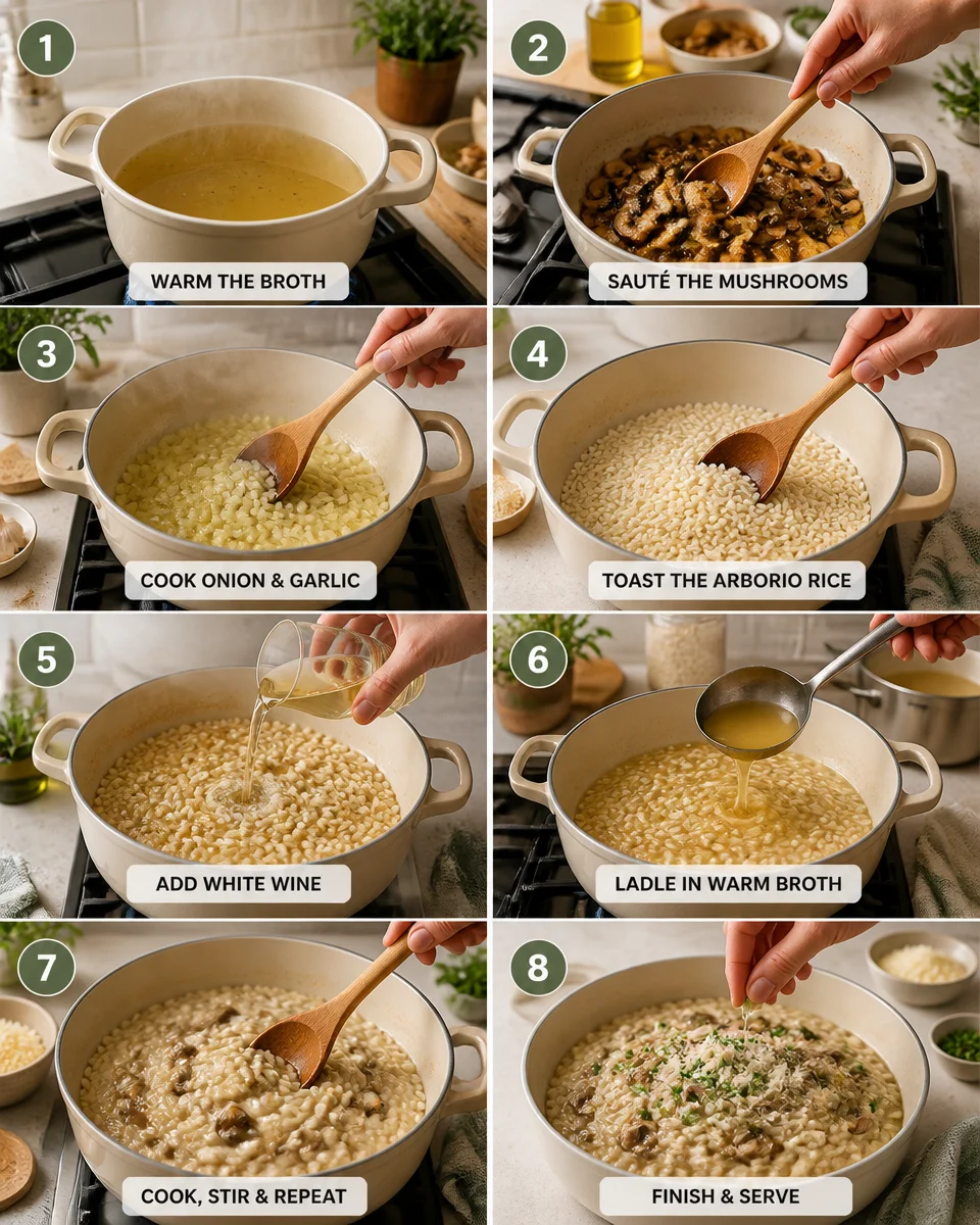 Creamy Mushroom Risotto