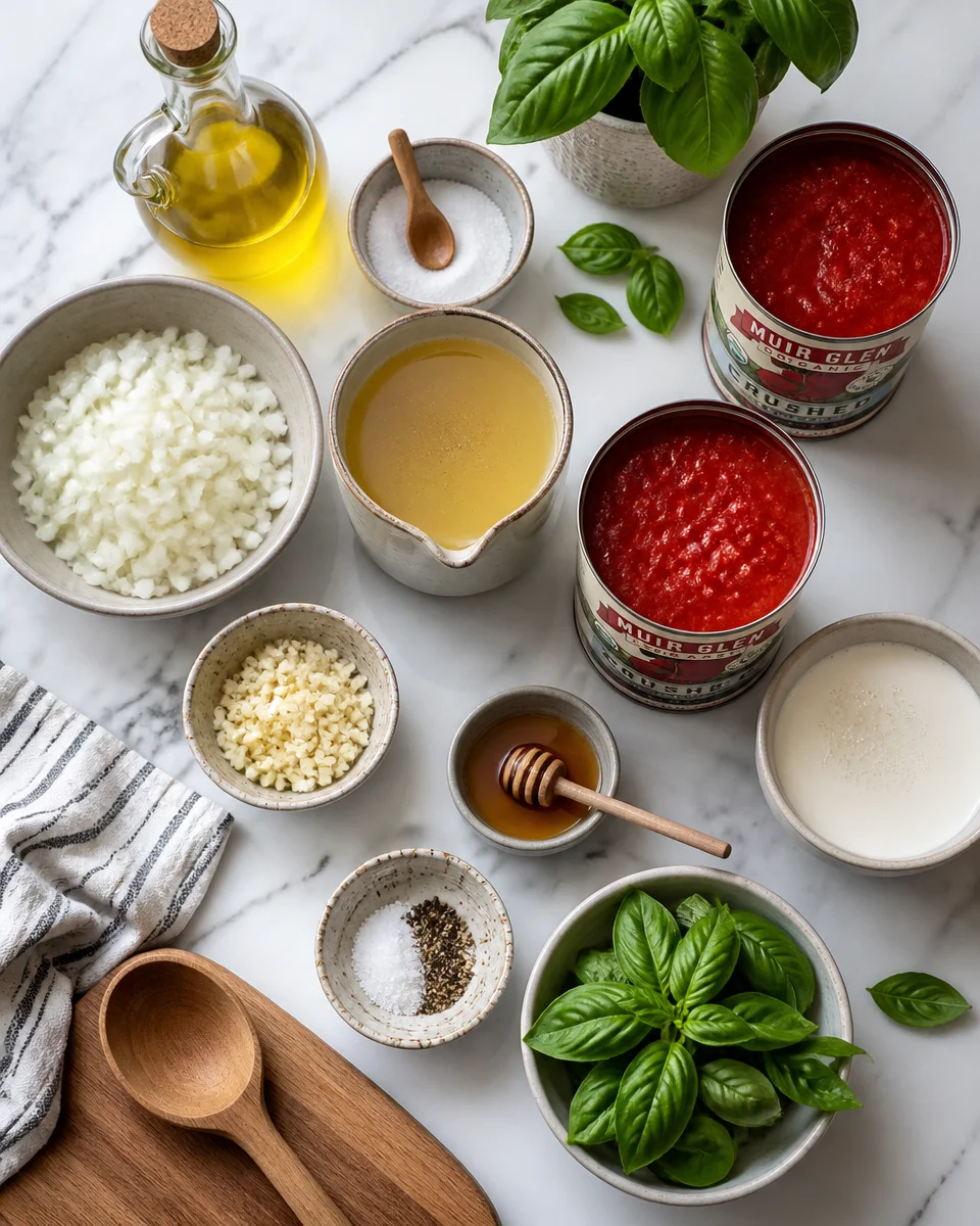 Creamy Tomato Basil Soup
