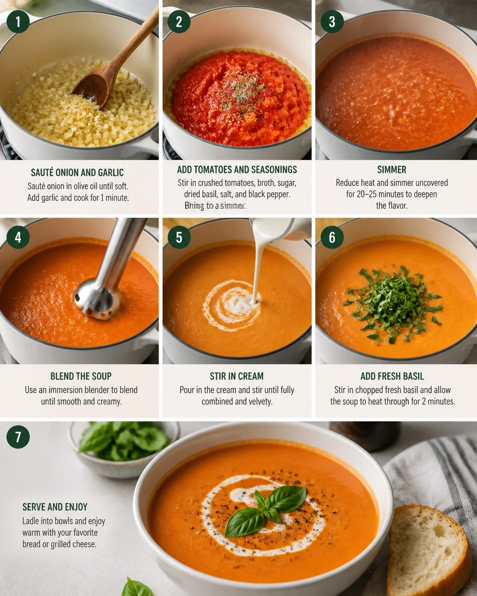 Creamy Tomato Basil Soup