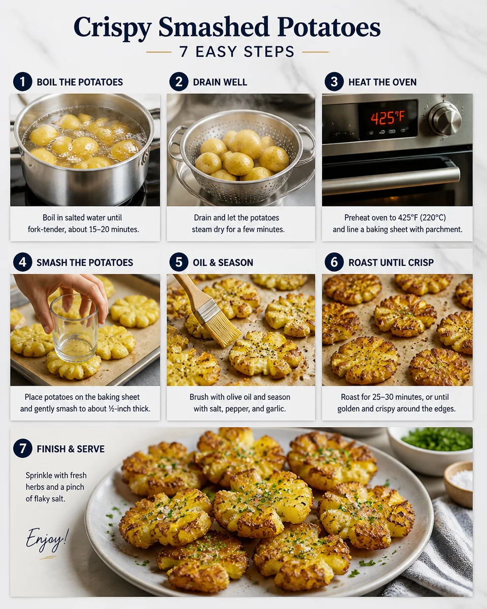Crispy Smashed Potatoes