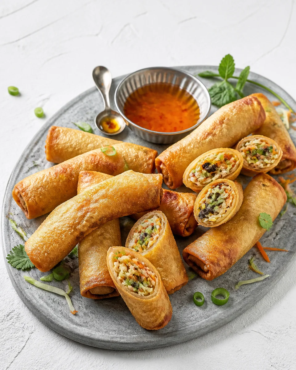 Crispy Vegetable Spring Rolls